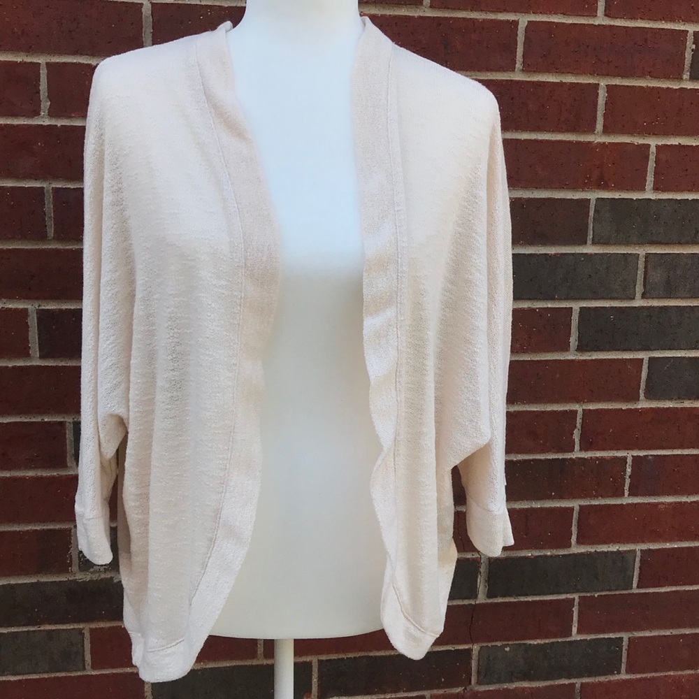 Sheer Dolman Sleeve Cardigan